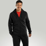 RYU Men's Varsity Full Zip Hoody Black