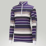 Helly Hansen Women's Active Half Zip Purple/Multistripe