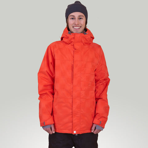 ARSON Trigger - Men's Jacket With Inset Panels Orange