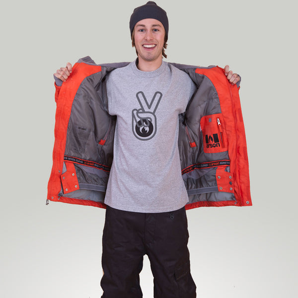 ARSON Trigger - Men's Jacket With Inset Panels Orange – GoGear