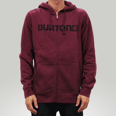 Burton Men's Logo Horz Hoody FZ Sangria