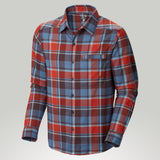 Mountain Hardwear Men's Stretchstone Flannel Long Sleeve Shirt Flame