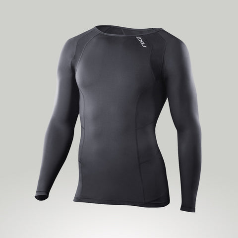 2XU Men's Base Long Sleeve Compression Top Black