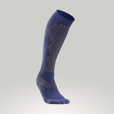 2XU Men's Elite Compression Alpine Sock Blue/Grey