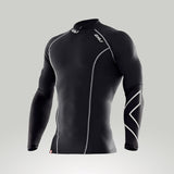 2XU Men's Thermal Long Sleeve Compression Top Black