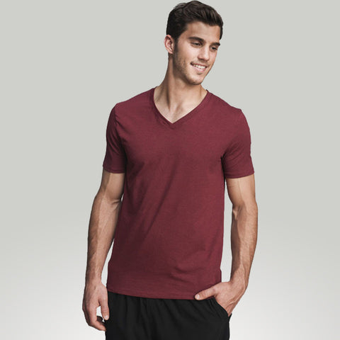 Cory Vines Men's The Neighborhood V-neck Ruby