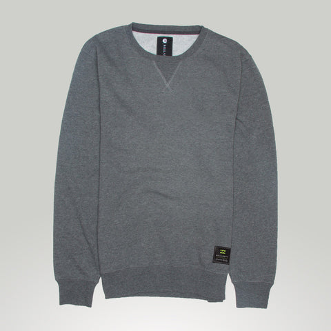 Billabong Men's Rough Crew Pullover Dark Grey Heather